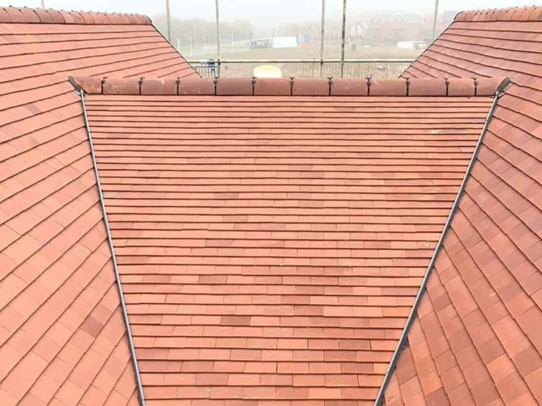 This is a photo of a new build roof installed in Sittingbourne Kent. All works carried out by Sittingbourne Roofing Services